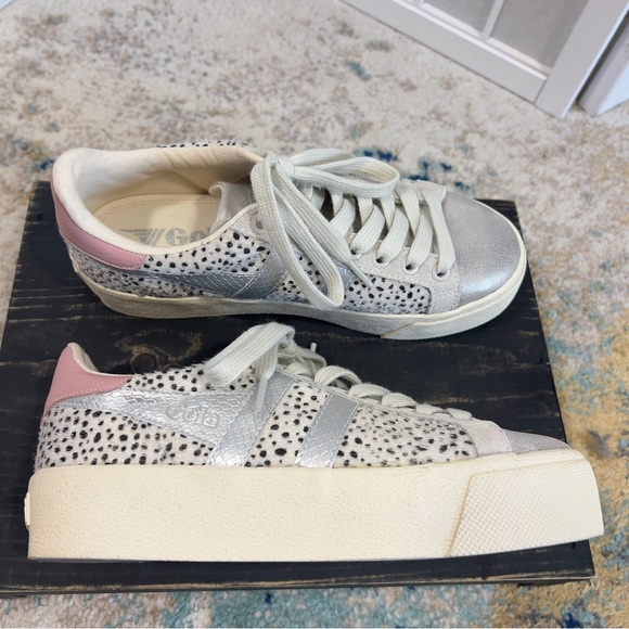 GOLA Classics Orchid Platform Tropic Sneaker Animal Print Pony Hair Size 5 - Picture 6 of 11